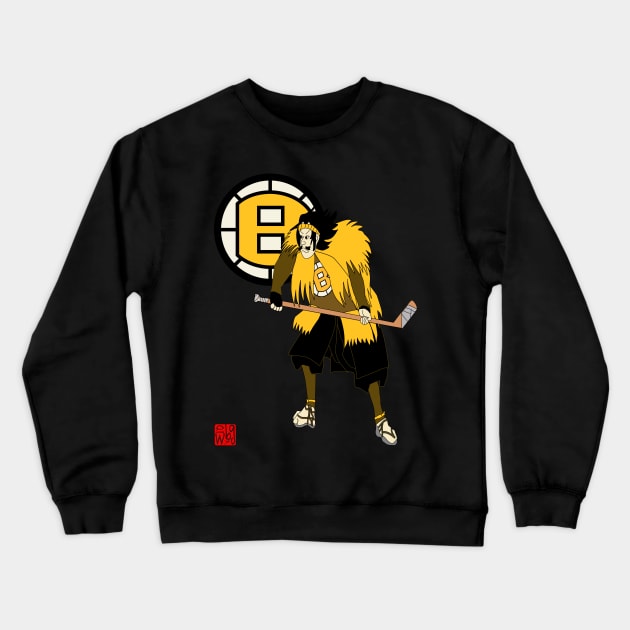 Boston Bruins Samurai Crewneck Sweatshirt by BennySensei